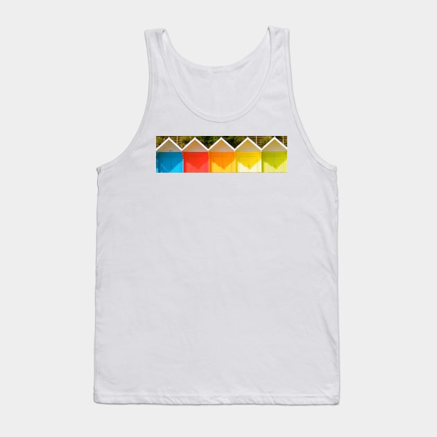 Beach Huts, Scarborough Tank Top by robsteadman